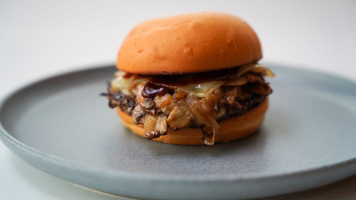 Mushroom Swiss Burger