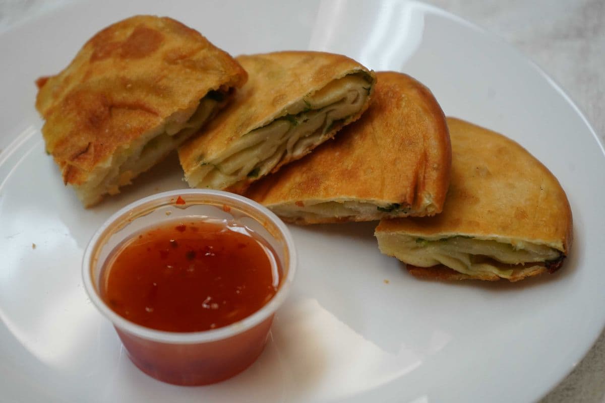 1. Green Onion Cake