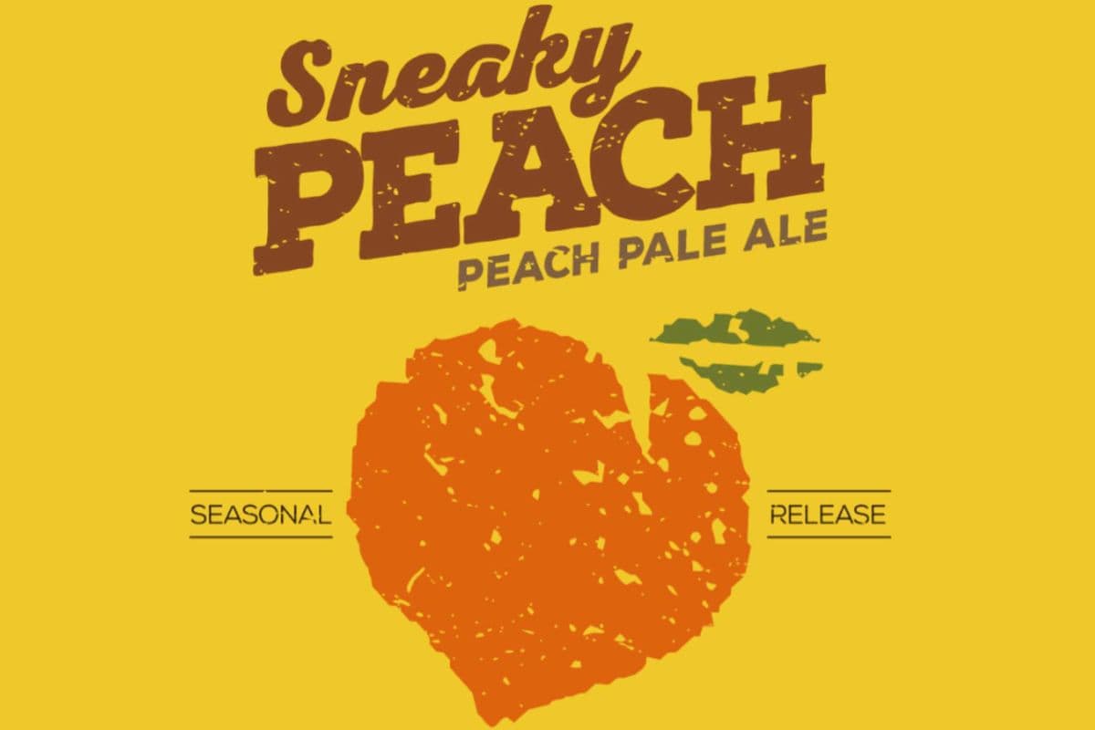 Sneaky Peach Pale Ale Growler (1 x 1.89L)