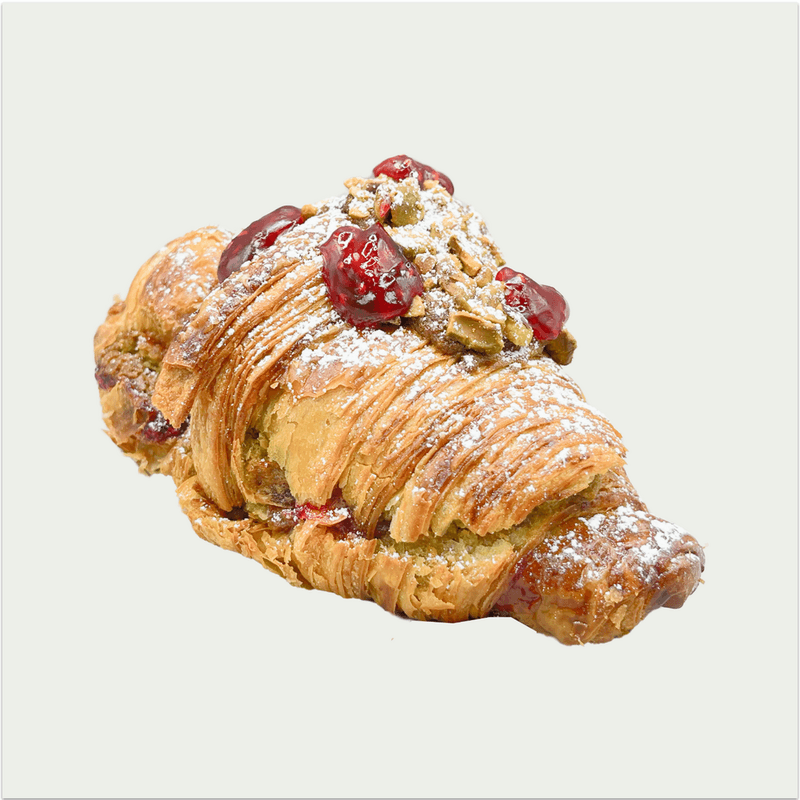 Croissant pistache framboise / Pistachio and raspberry croissant