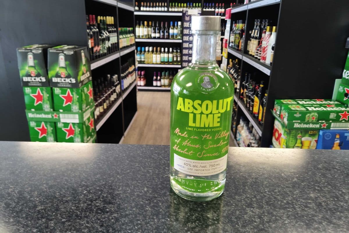 Absolut Vodka - Lime (1 x 750ml Bottle )