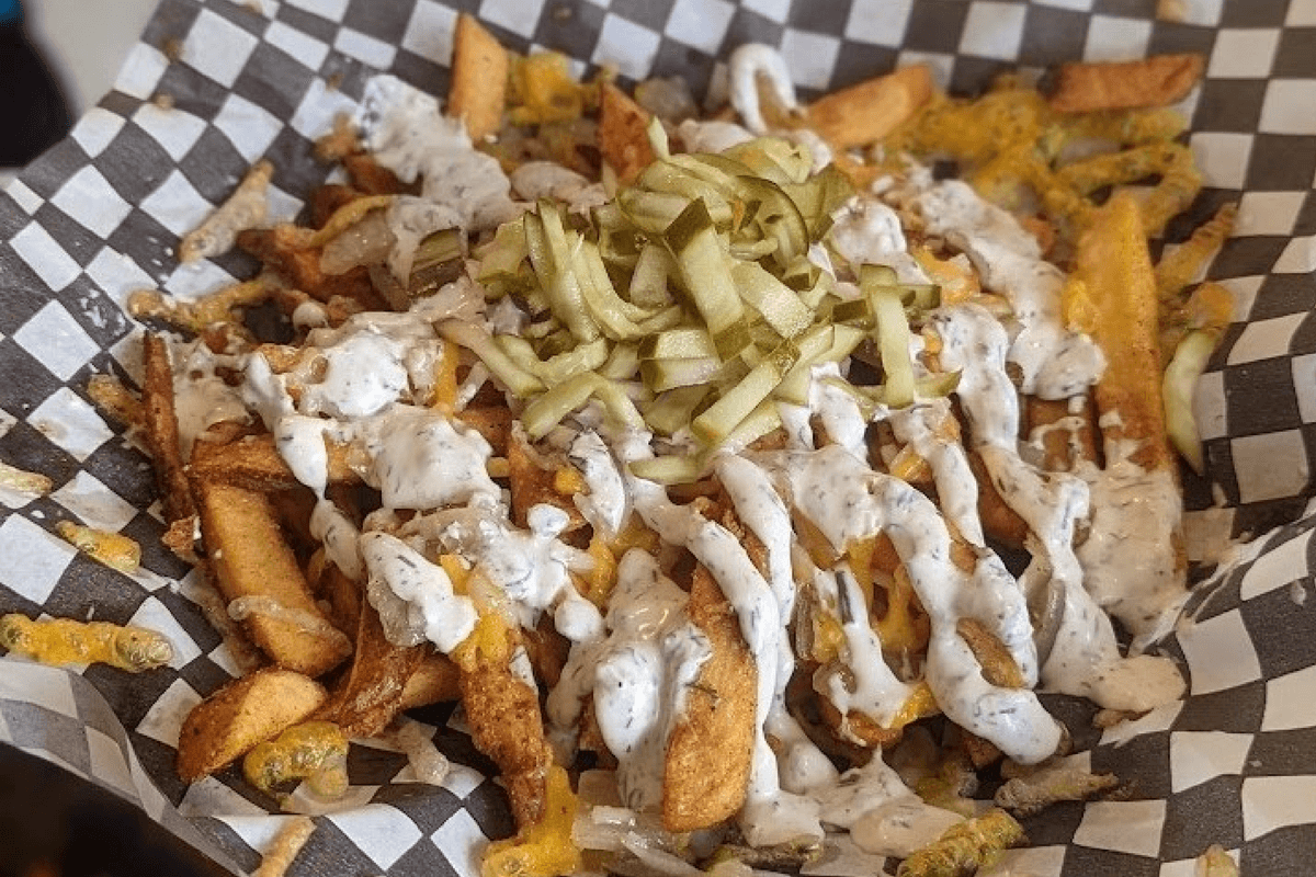 Dill Pickle Loaded Fries