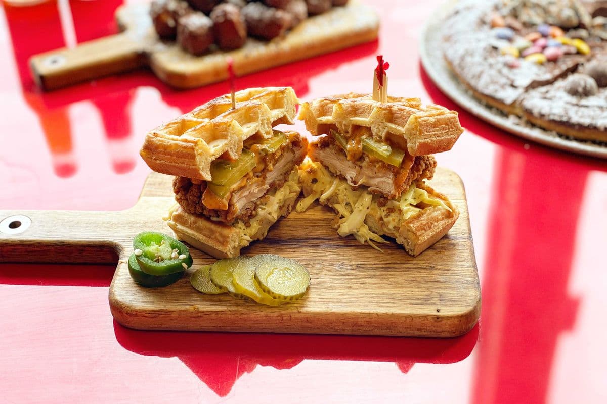 Chicken on a Waffle Combo
