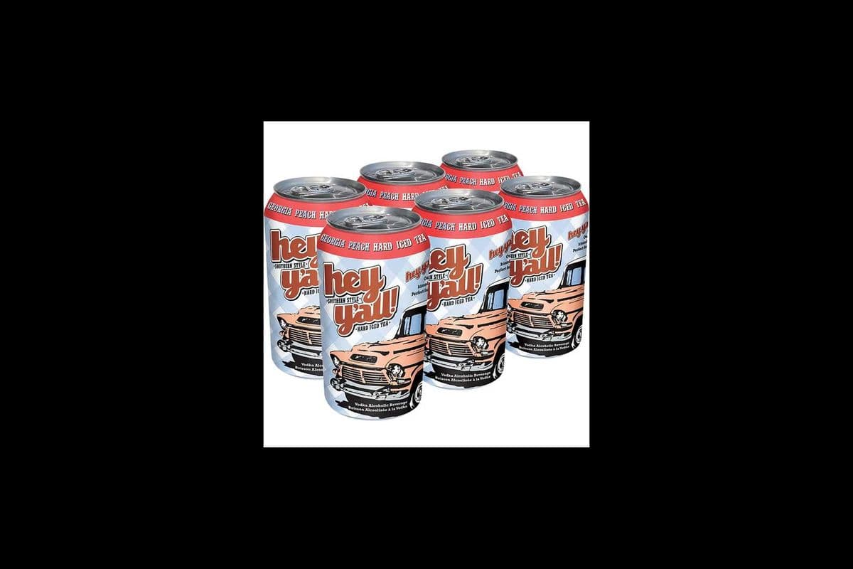 Hey Y'all Peach Ice Tea (6 Cans) (6 x 6*355ml)