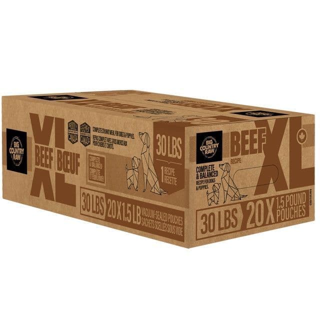 Big Country Raw XL Beef - 30 lb