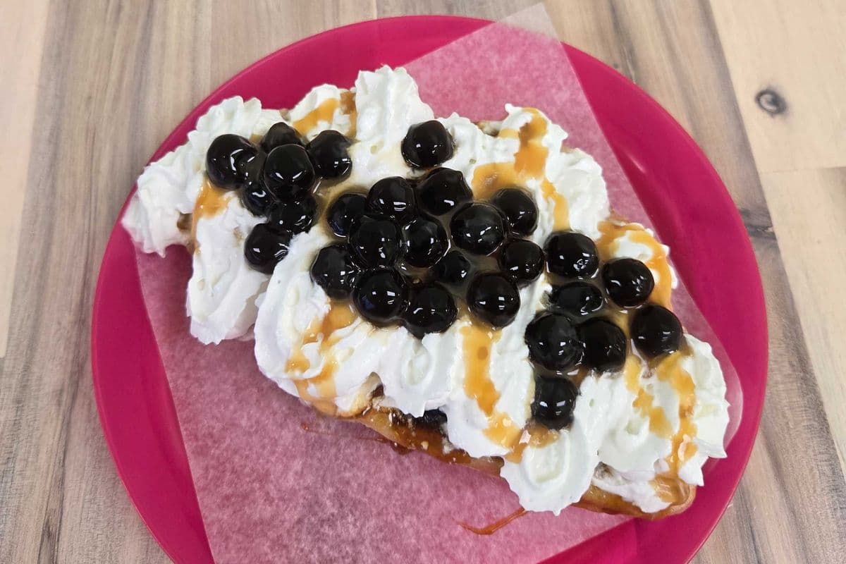 Brown Sugar Tapioca Croffle