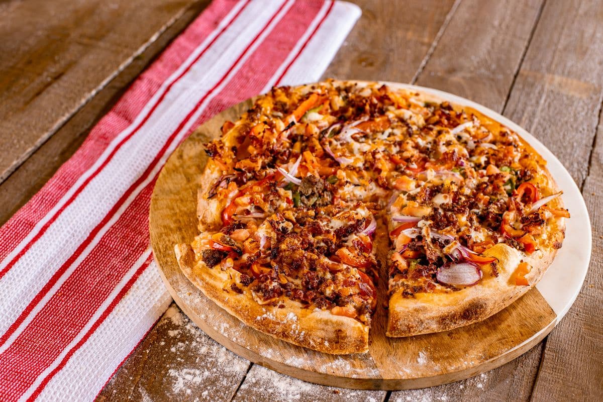 Pizza Cheeseburger Double 10 po Petite