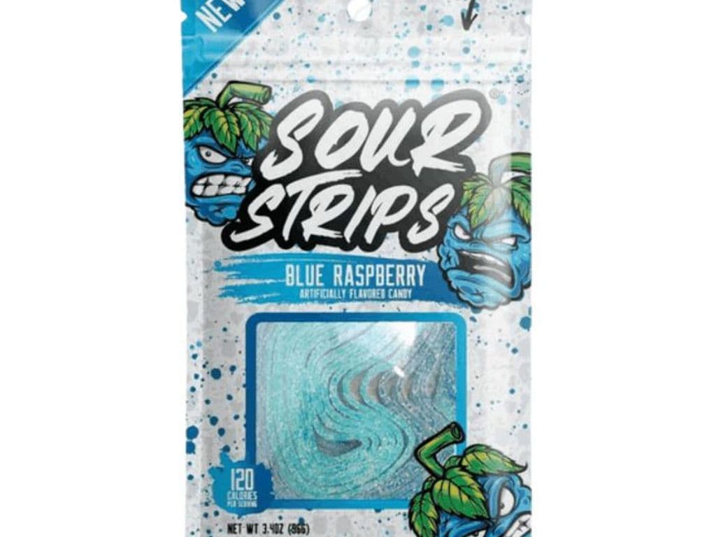 Sour Strips (96g) - BLUE RASPBERRY