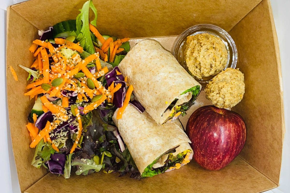 Avocado Turkey Wrap Lunch Box