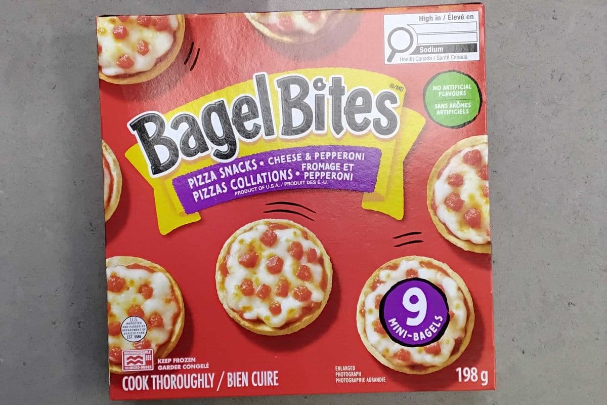 BAGEL BITES PIZZA SNACKS CHEESE & PEPPERONI (198g)
