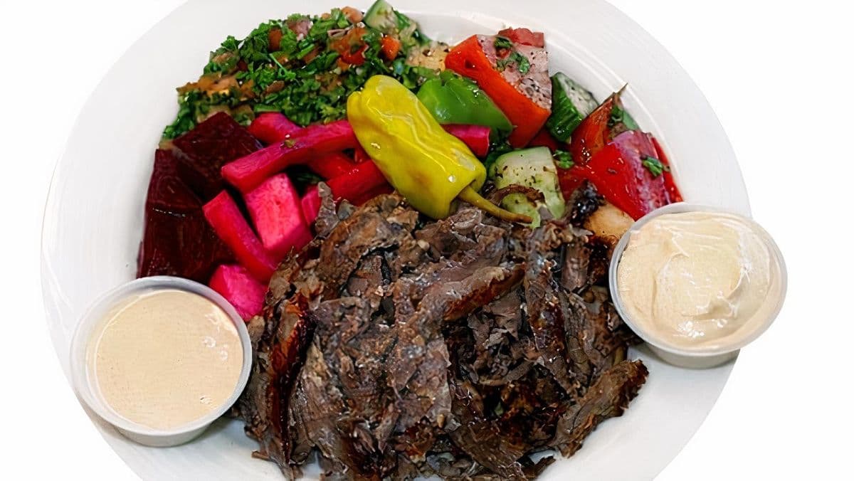 Assiette santé shawarma boeuf