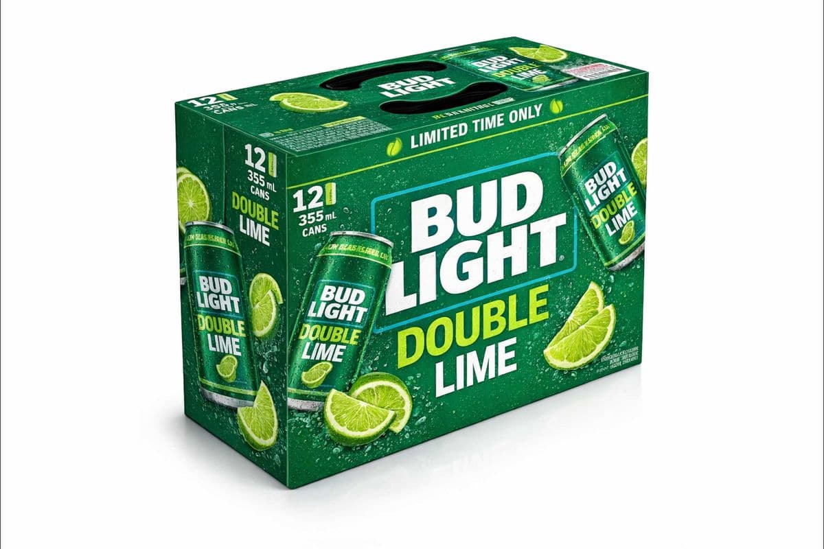 Bud Light Double Lime (12 Can Pack) (1 x 355ml)