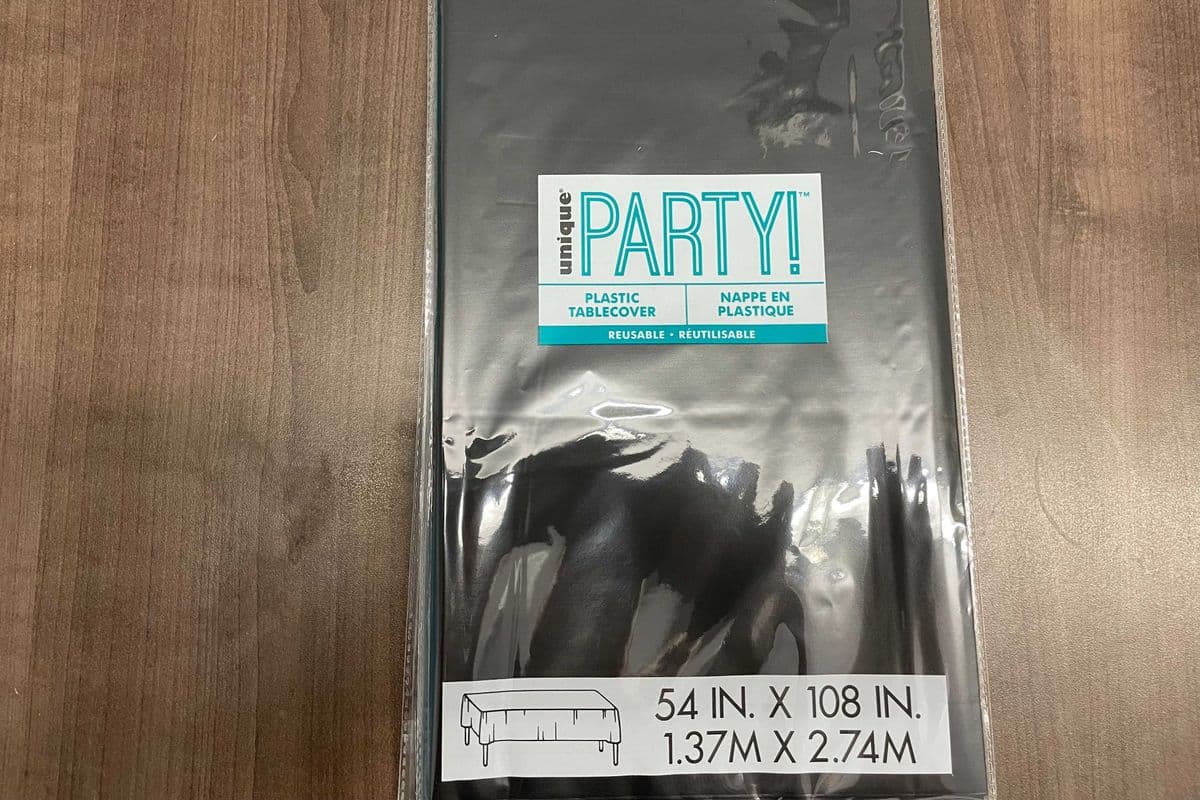Black Basic Table cover (54" x 108")