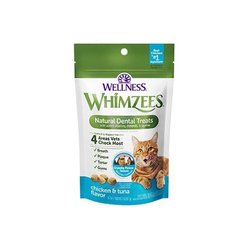 Whimzees by Wellness Natural Dental Treats Chicken & Tuna Flavor For Cats 2 oz