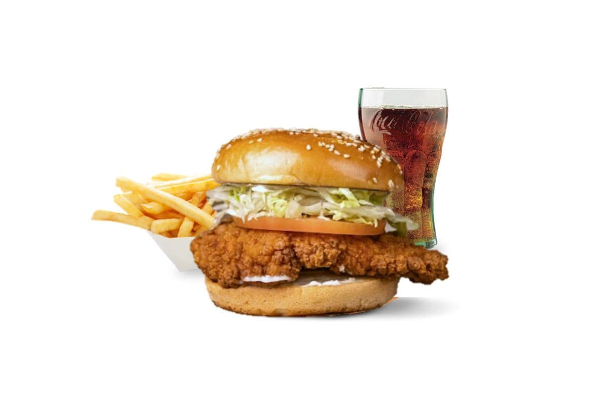 Crispy Southern Fried Chicken Sandwich Meal