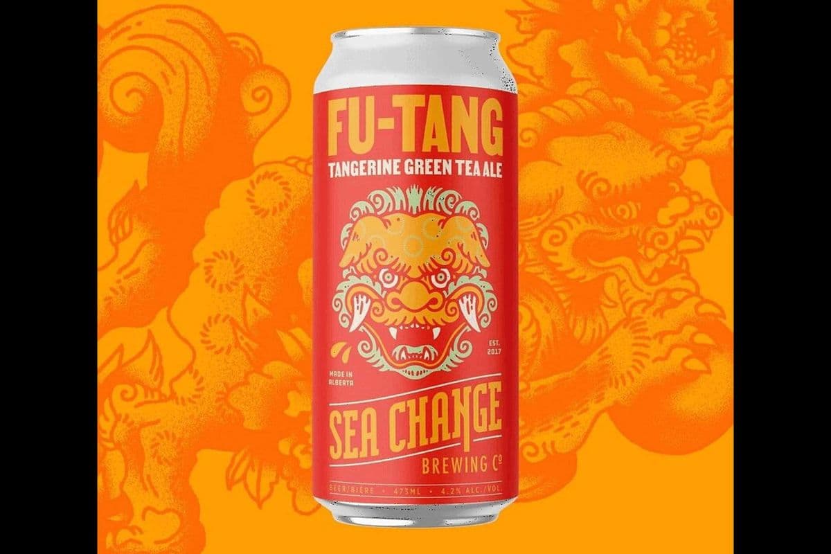 SEA CHANGE FU TANG TANGERINE TEA ALE (4 x 473 ML)