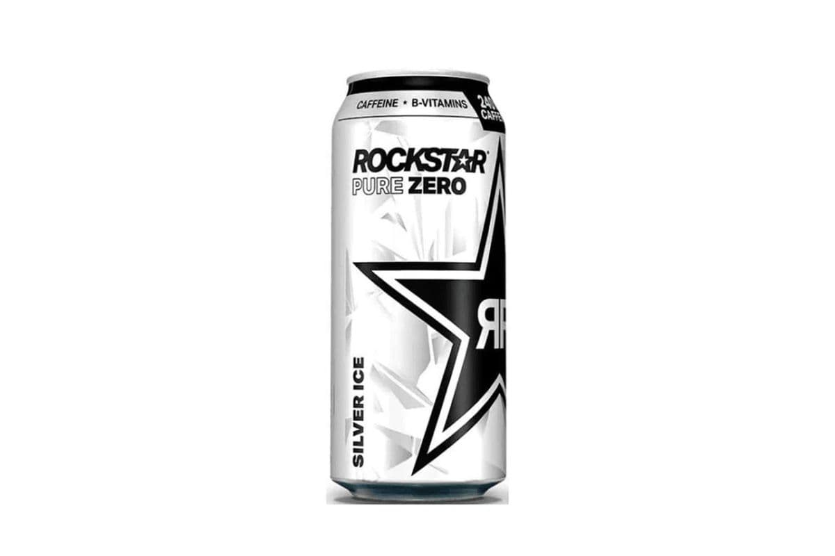 Rockstar Pure Zero Silver Ice Can 473ml