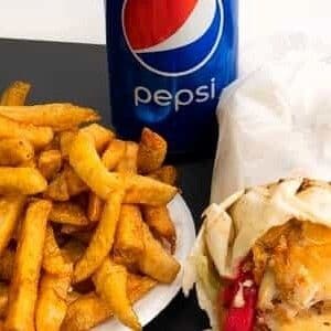 Pita and Fries / Pita et frite