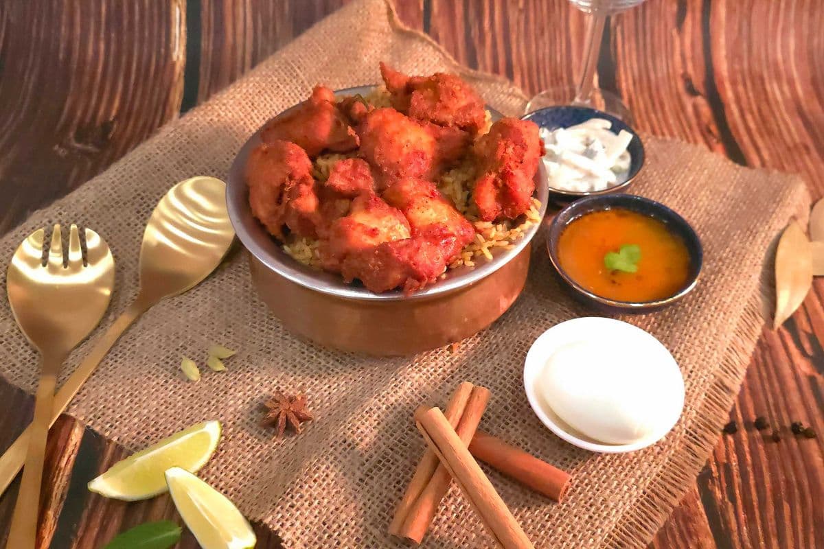 Boneless Fish 65 Biriyani