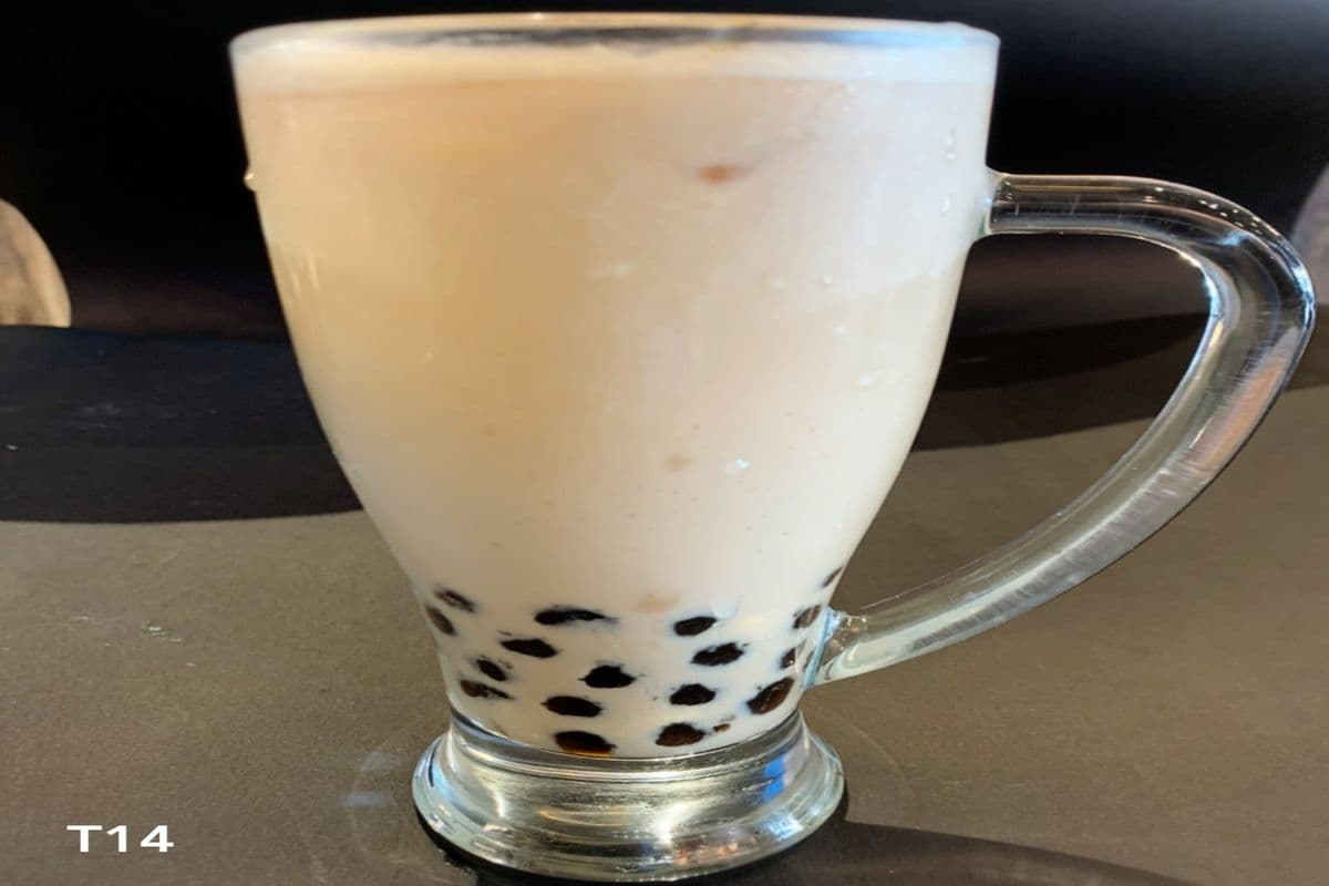 T14. Green Milk Tea with Bubbles