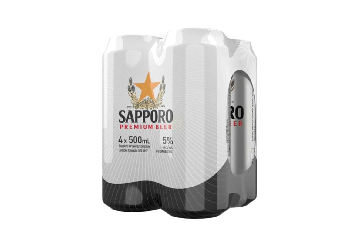 Sapporo (4 x 500 ml Cans)