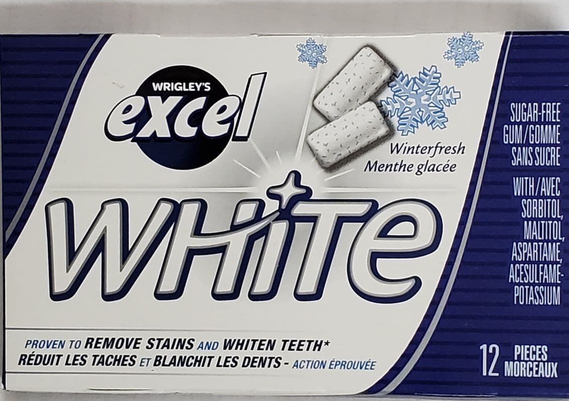 Excel white winterfresh (12 pieces)