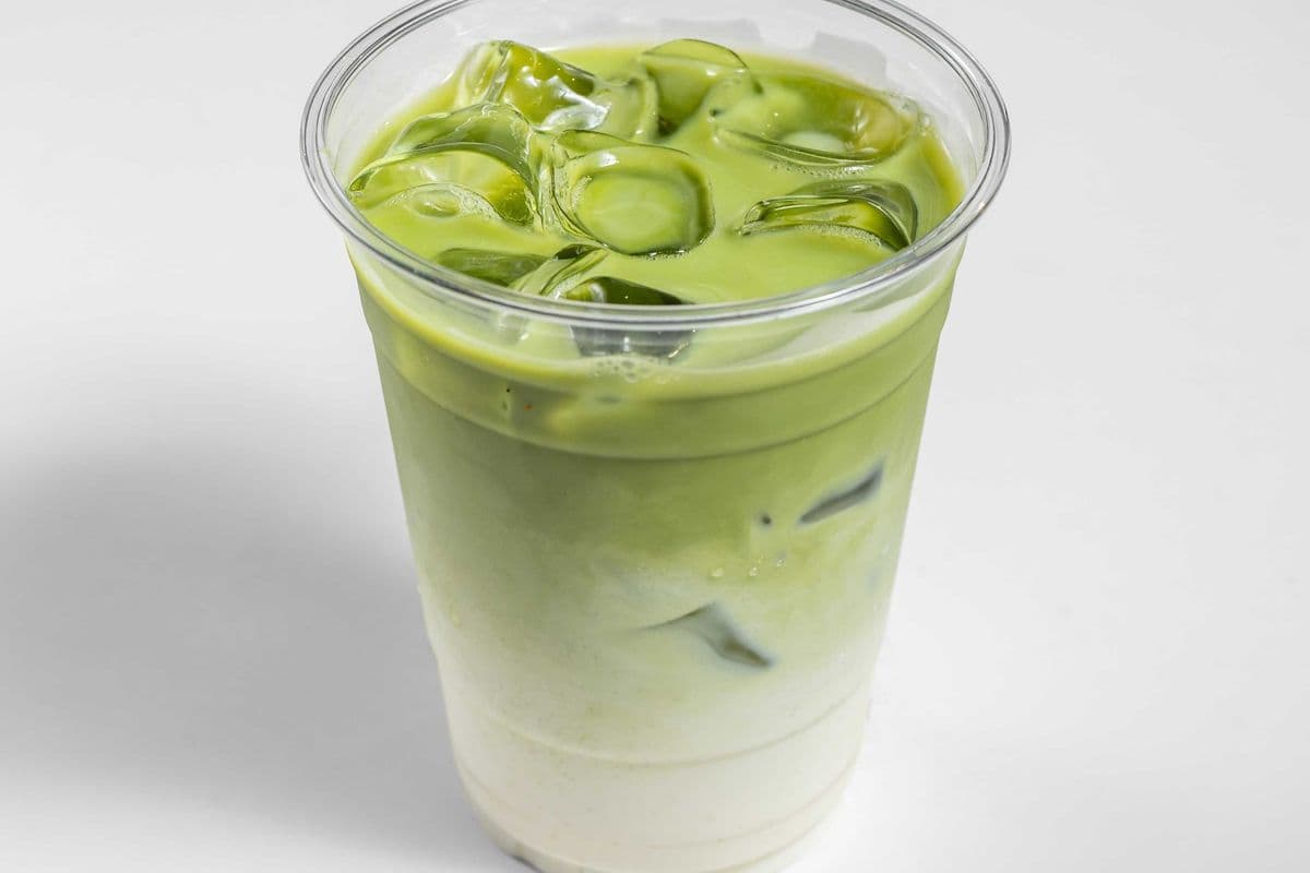 Iced Raspberry Matcha Latte