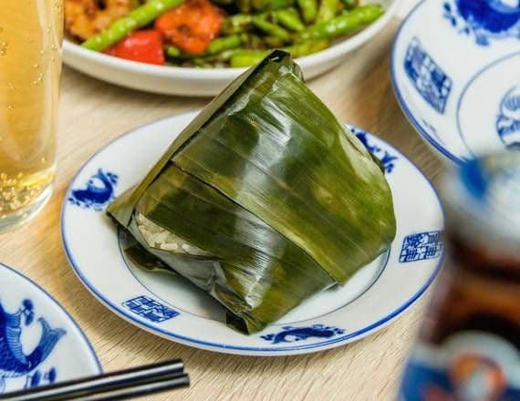 Coconut Rice in Banana Leaf