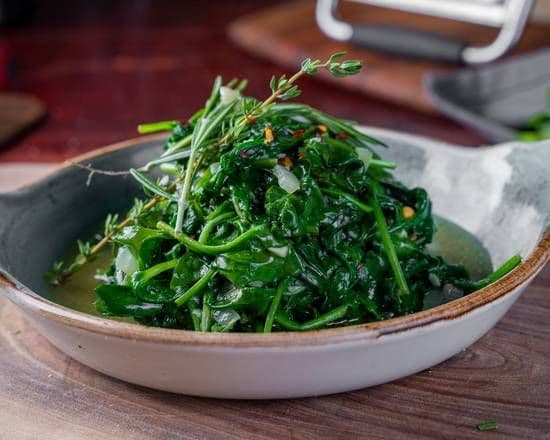 Sauteed Garlic Spinach
