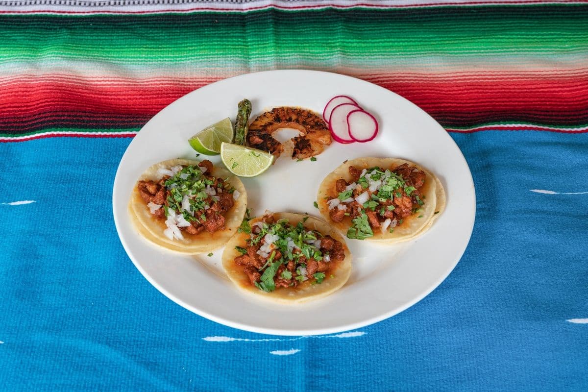 Tacos De Adobada / Marinated Pork Tacos (1 Pc)