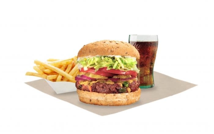 VEGGIE BURGER MEAL