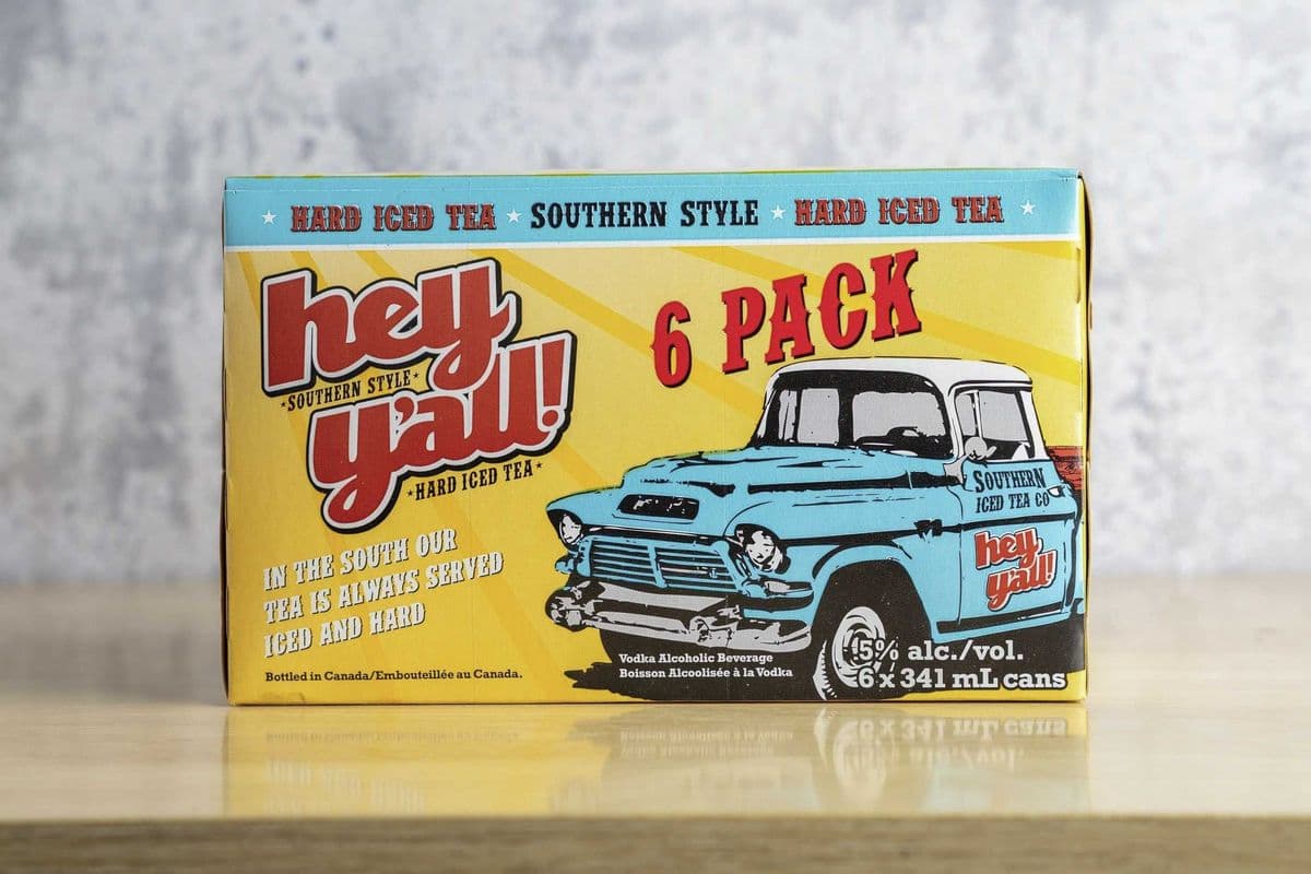 Hey Y'all Hard Iced Tea (6 x 355ml)
