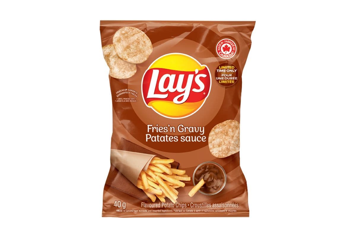 Lay’s® Fries'n Gravy  Flavoured Potato Chips (Side)