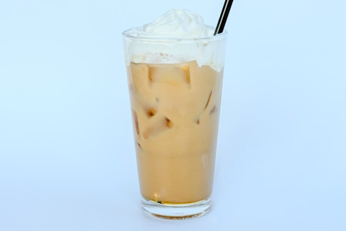 French Vanilla Iced Latte