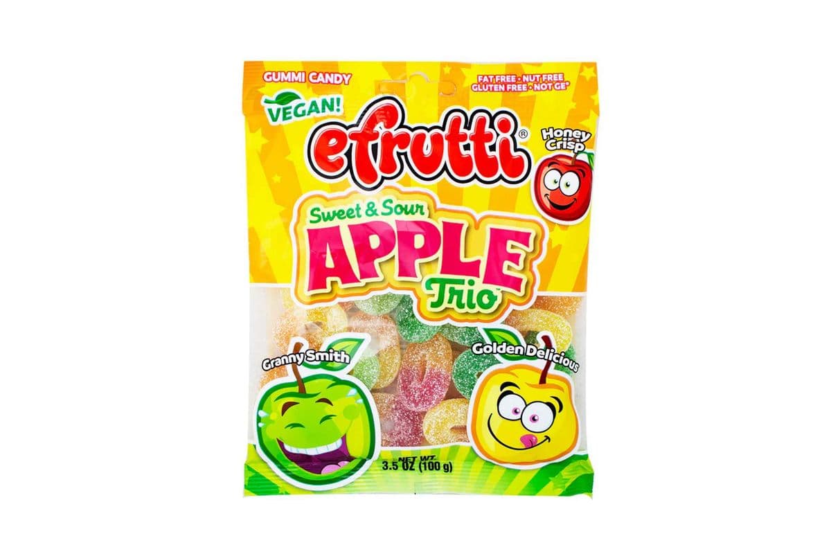 Efrutti Sweet & Sour Apple Trio (3.5 oz)