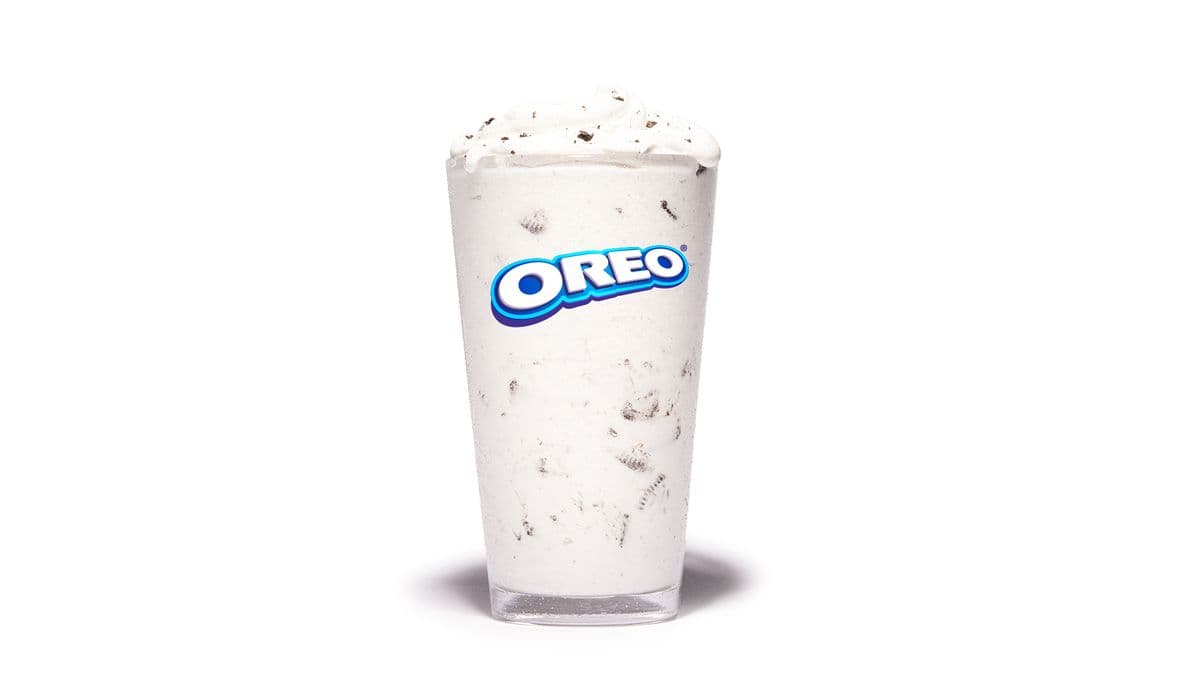 Regular Shake made with OREO® 610 cals