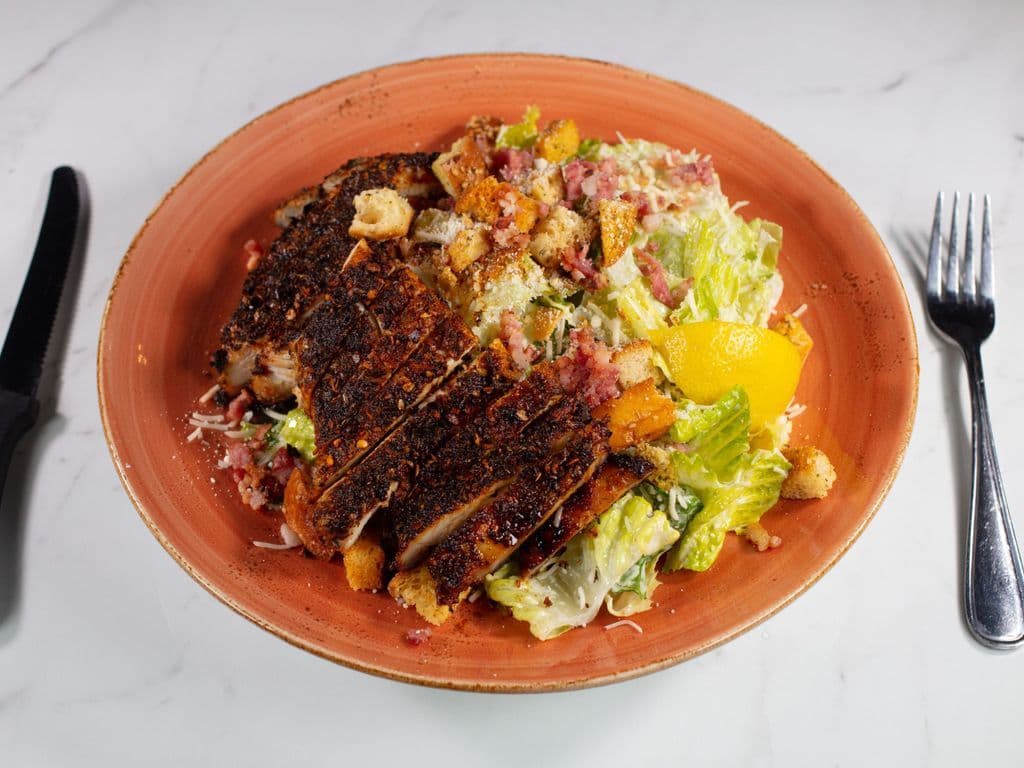 CAJUN CHICKEN CAESAR SALAD 