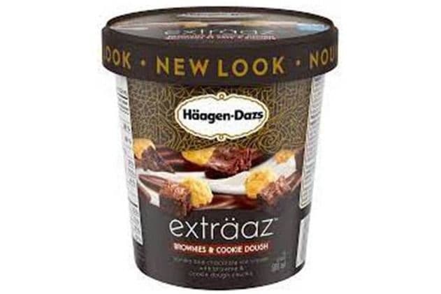 Haagen Dazs Extraaz -Brownies and Cookie Dough (450 mL)