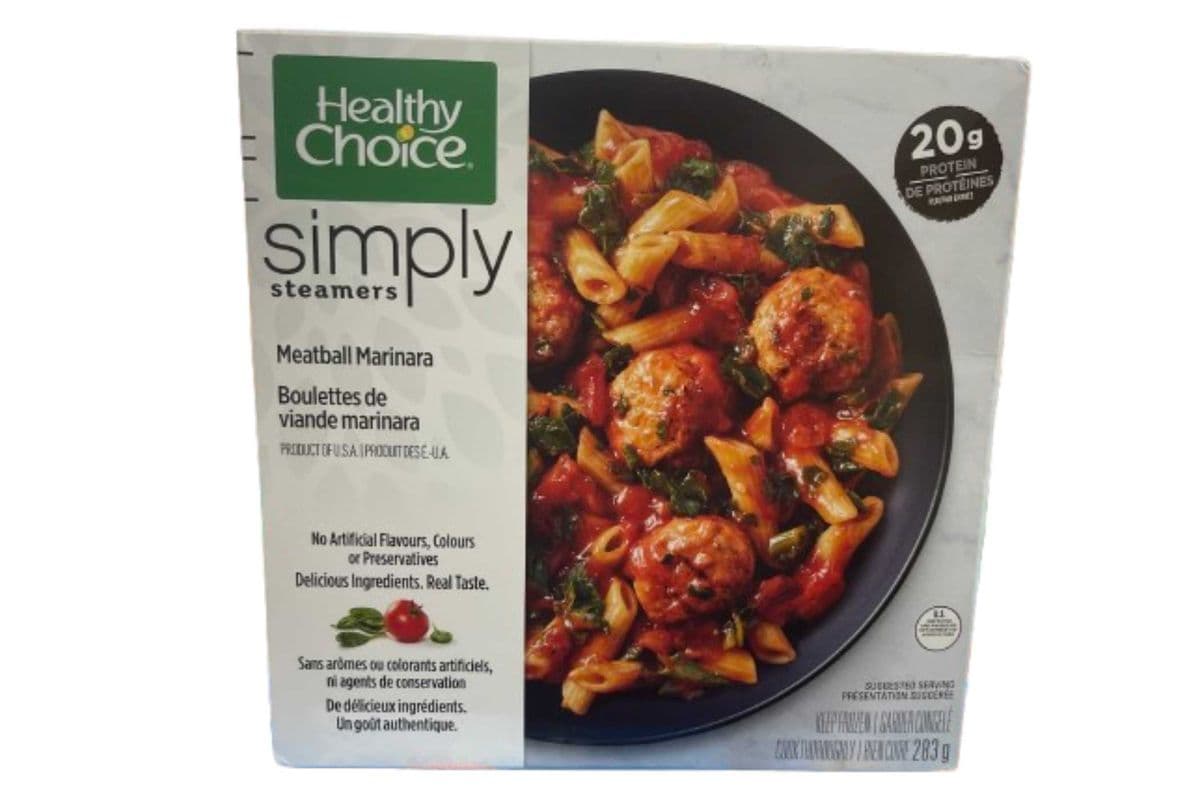 Healthy choice meatball marinara