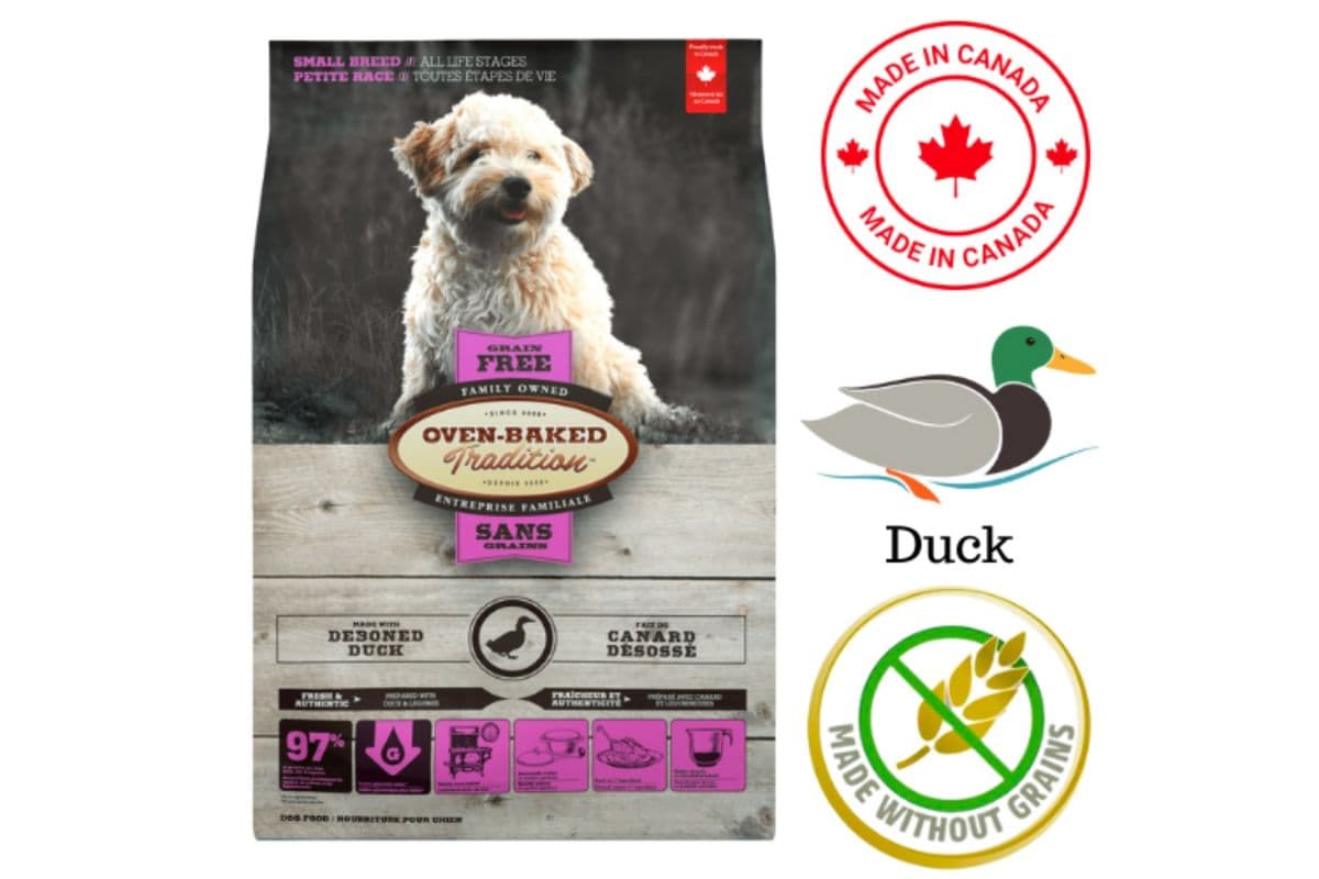 Oven-Baked Tradition Small Breed All Life Stages Duck Dry Dog Food (5 lbs)