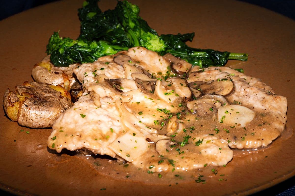 Provimi Veal Scaloppina Al Marsala