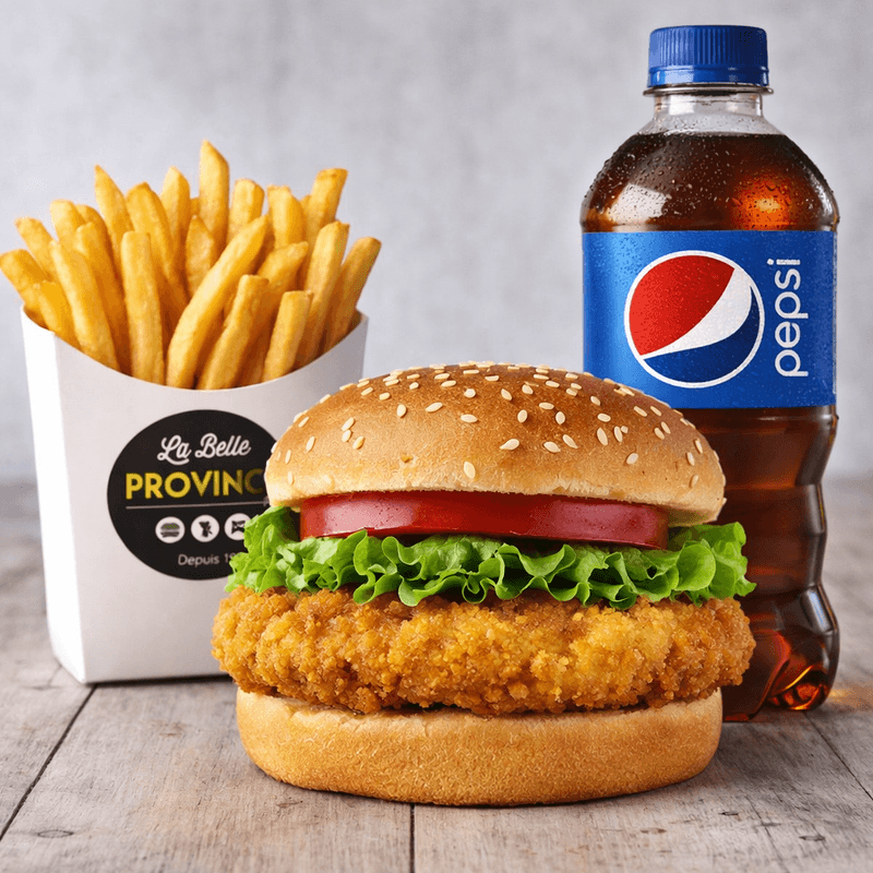 Trio Burger Poulet Croustillant / Crispy Chicken Burger Trio