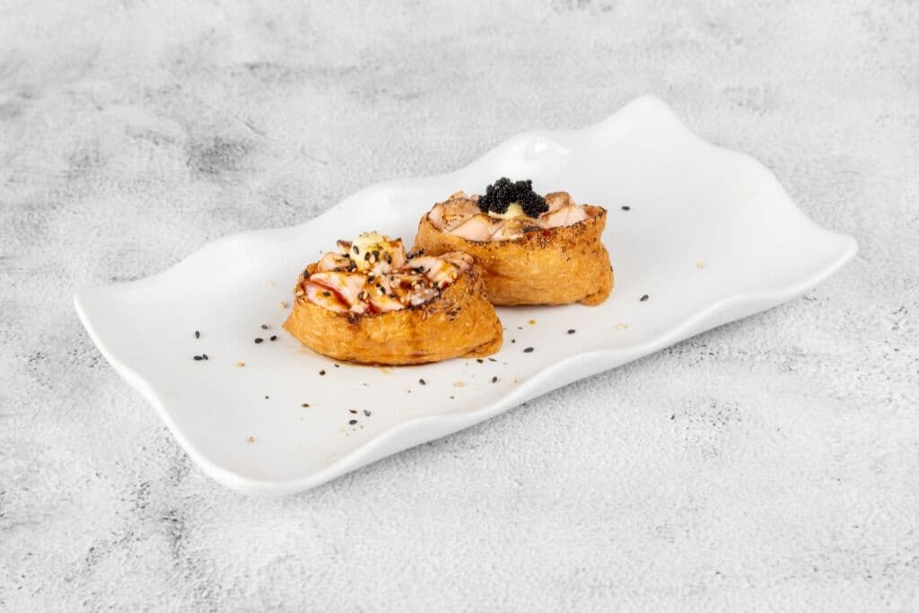 Monari Tofu Pocket Sushi Set Salmon Duo (2pcs)