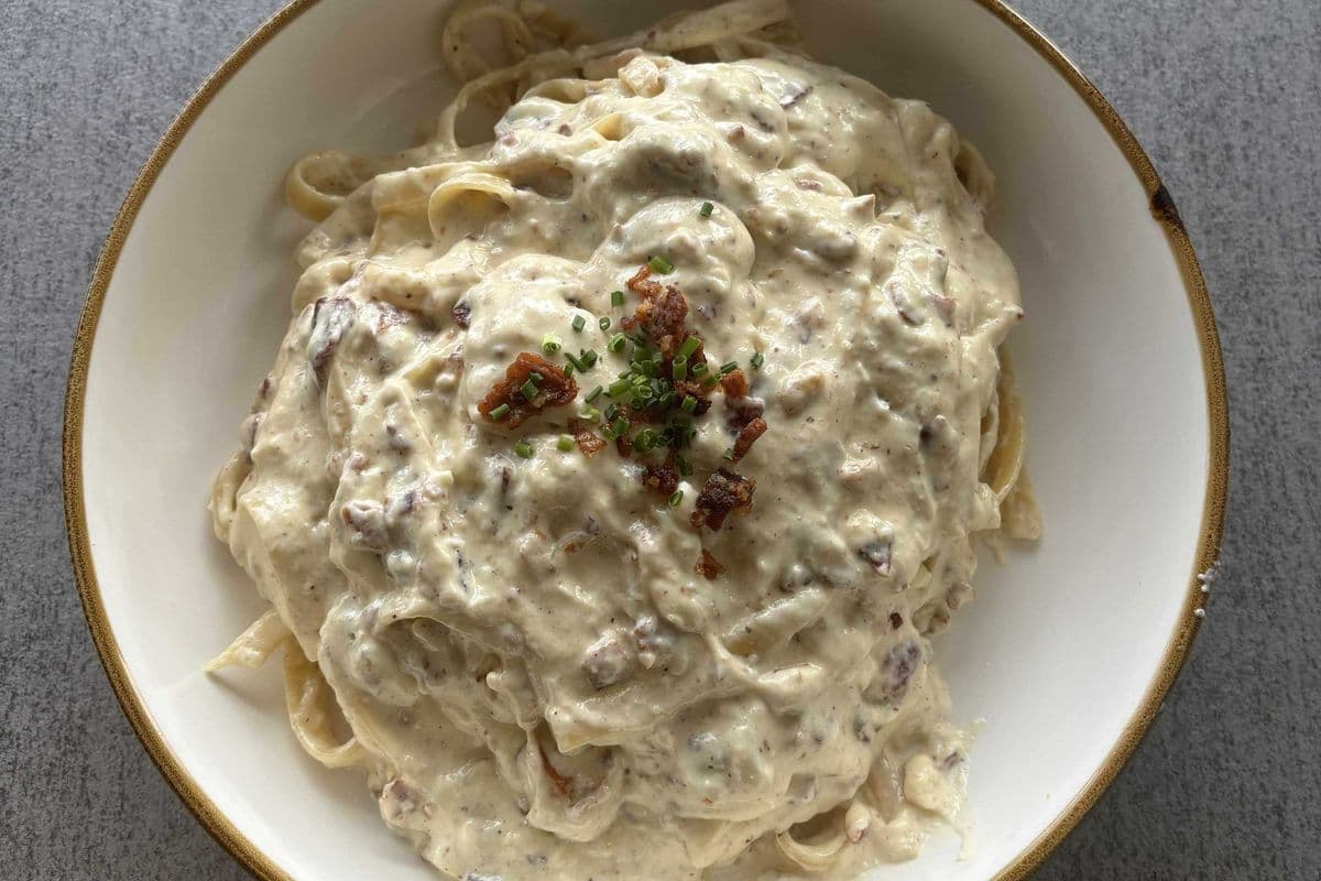 Fettucini carbonara "Jumbo"