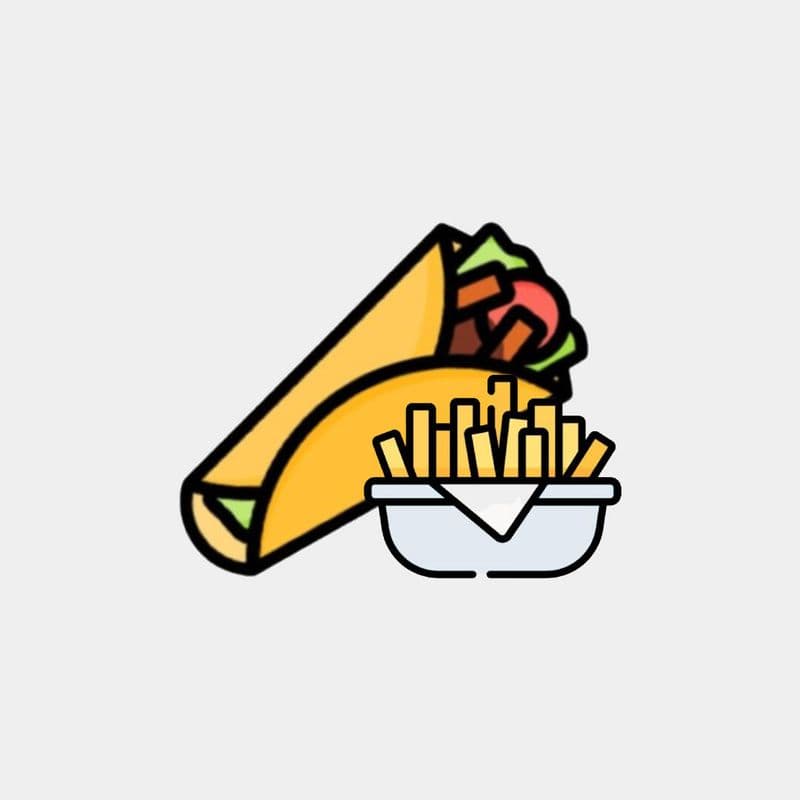 Spécial 3# Pita (poulet ou porc ou gyros) + 1 patates frites / Special 3# Pita (Chicken or Pork or Gyros) + 1 French Fries