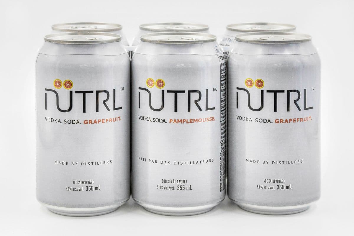 Nutrl Vodka Soda Grapefruit (6 Pack) (6 x 355ml)