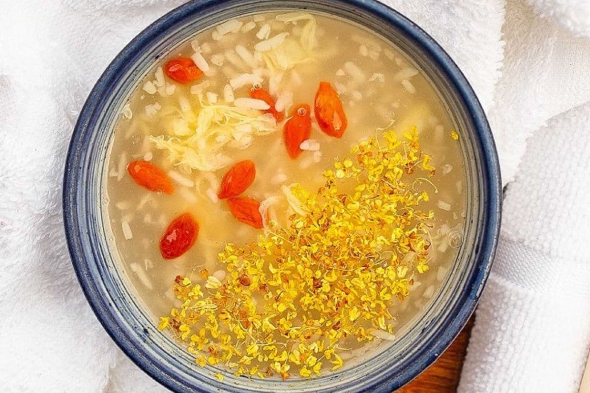 Rice Ball In Rice Wine Soup 桂花酒酿小丸子