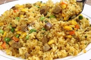Curry Beef Fried Rice 咖哩牛肉炒饭