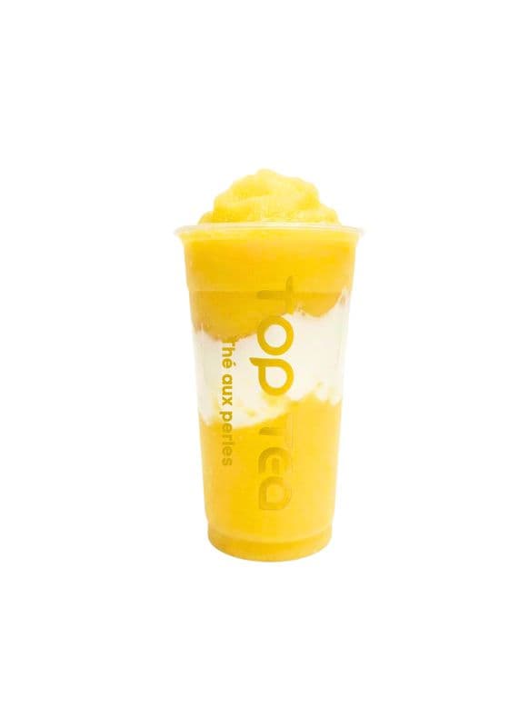 F4 Pineapple cheese slush / /Frappé glacé à l’ananas avec mousse au fromage
