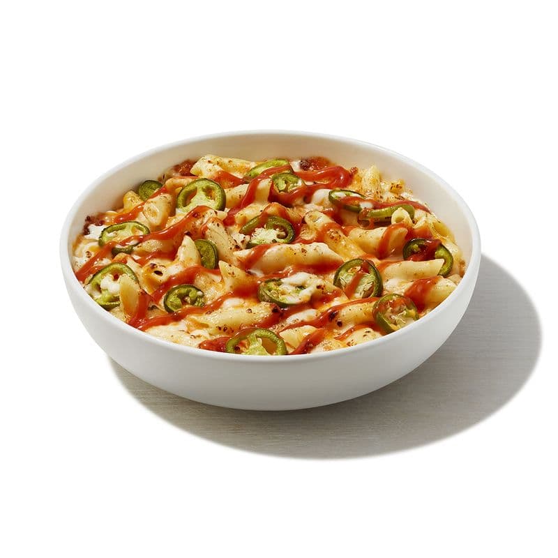 Oven-Baked Hot Buffalo 5-Cheese Penne